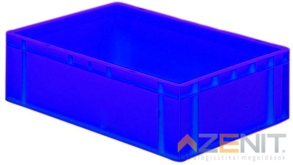 Műanyag szállítóláda 600×400×175 mm kék színben